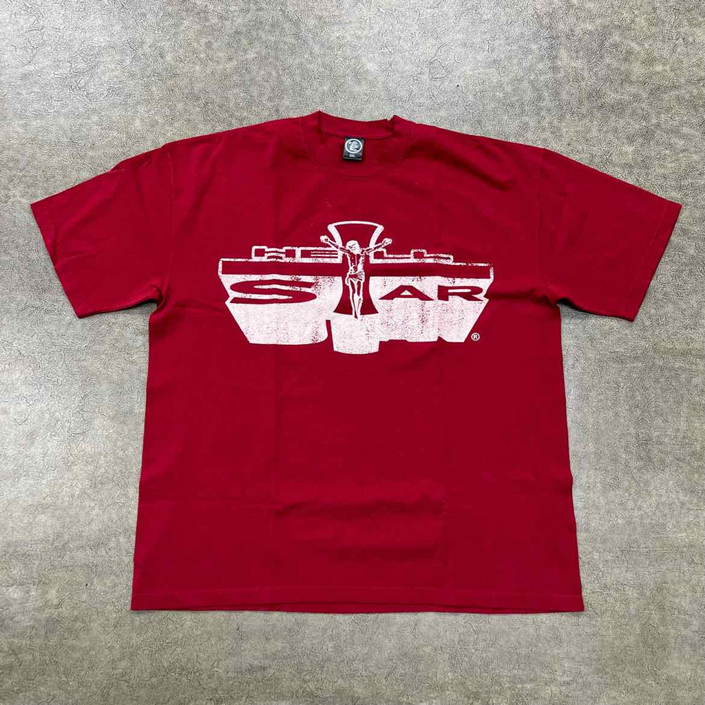 Hellstar T-Shirt "PATH TO PARADISE" Red Used Size 2XL