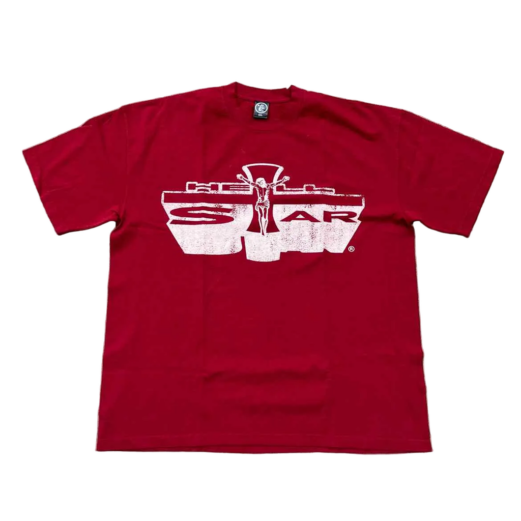 Hellstar T-Shirt "PATH TO PARADISE" Red Used Size 2XL