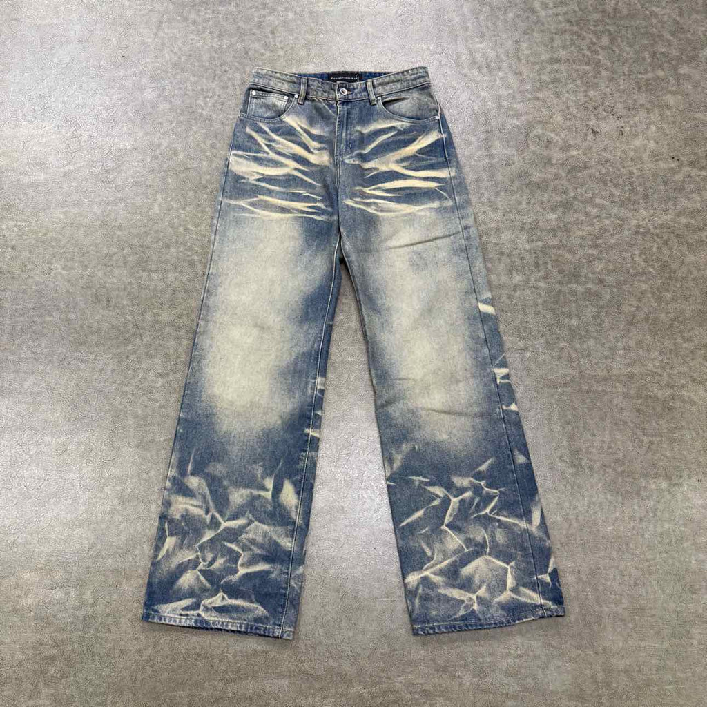 WHO DECIDES WAR Jeans "FLARE" Blue Used Size 30