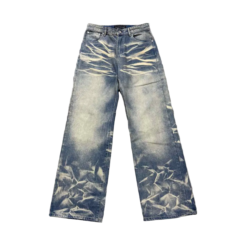 WHO DECIDES WAR Jeans "FLARE" Blue Used Size 30