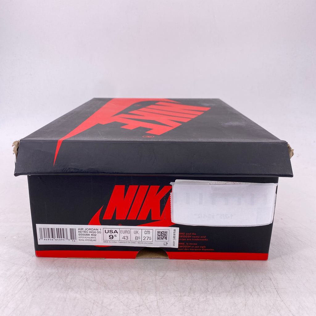 Air Jordan 1 Retro High OG "Hyper Royal Sg" 2021 New Size 9.5