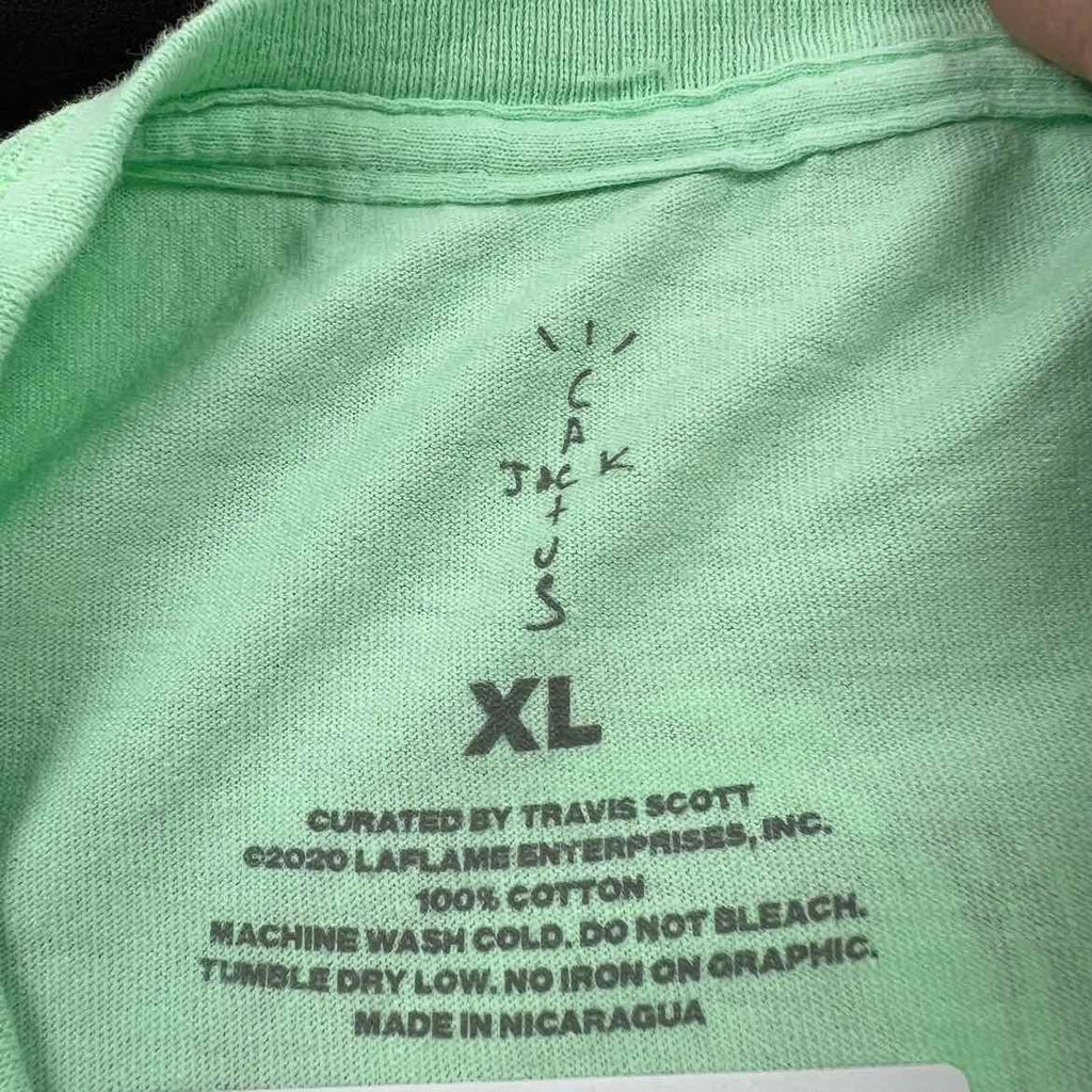 Travis Scott T-Shirt "SERIES IV" Teal New Size XL