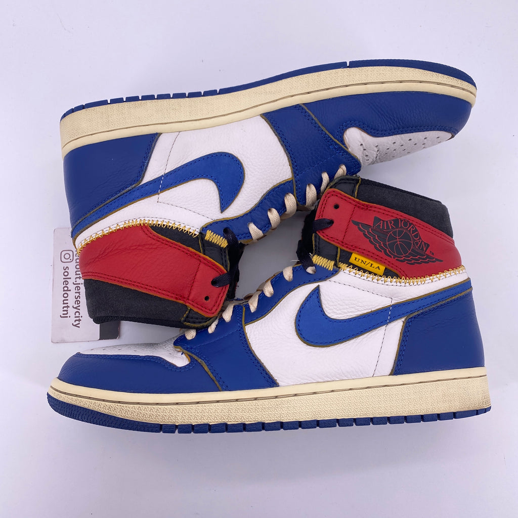 Air Jordan 1 Retro High OG "Union Storm Blue" 2018 Used Size 9.5
