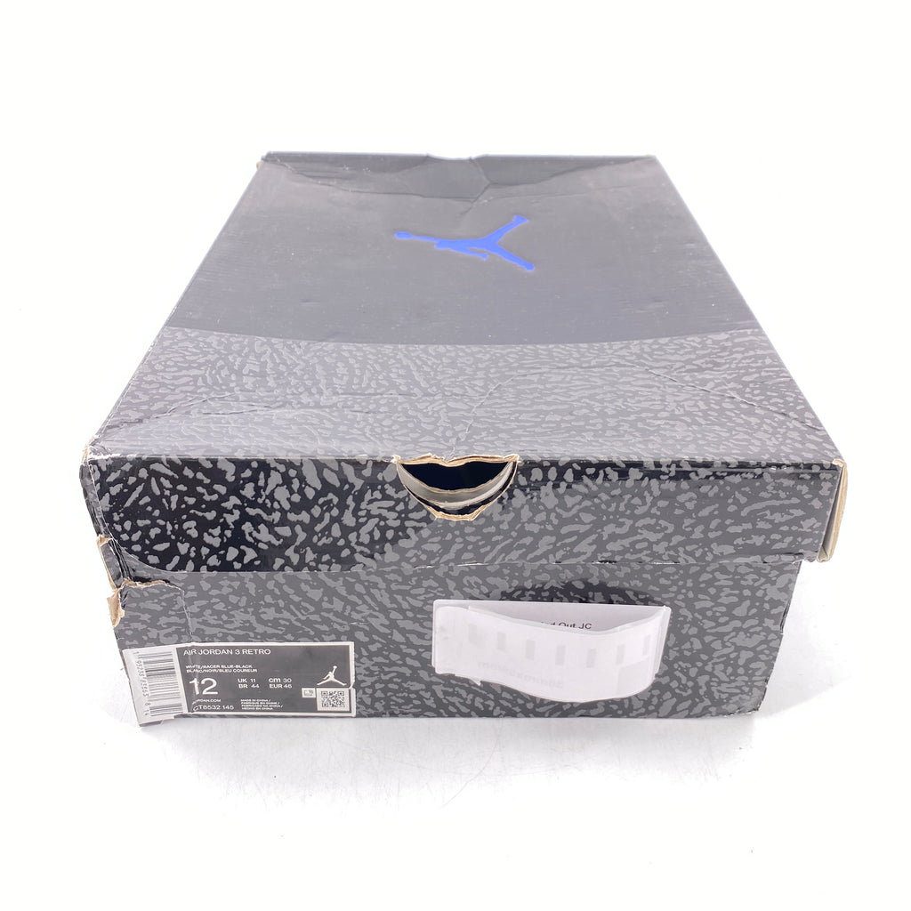 Air Jordan 3 Retro "Racer Blue" 2021 Used Size 12