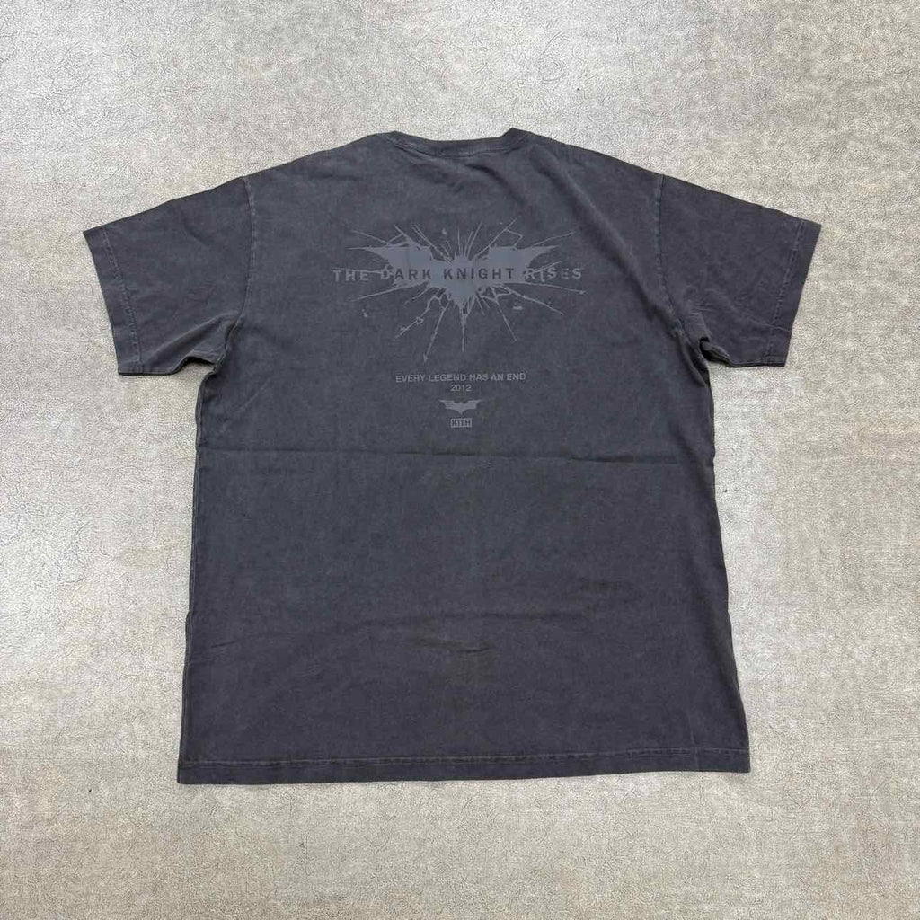 Kith T-Shirt "DARK KNIGHT RISES" Black New Size XL