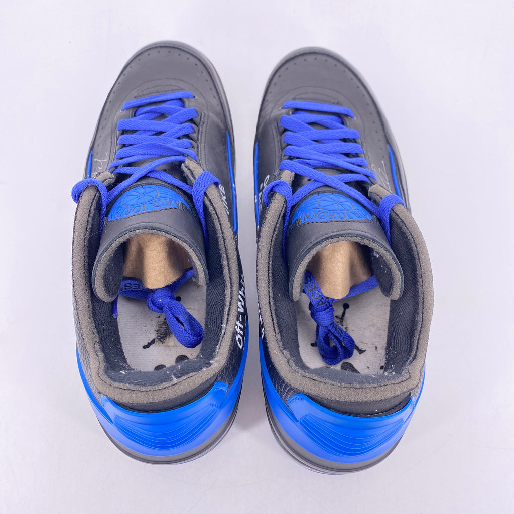 Air Jordan 2 Retro Low "Ow Black Blue" 2021 Used Size 12
