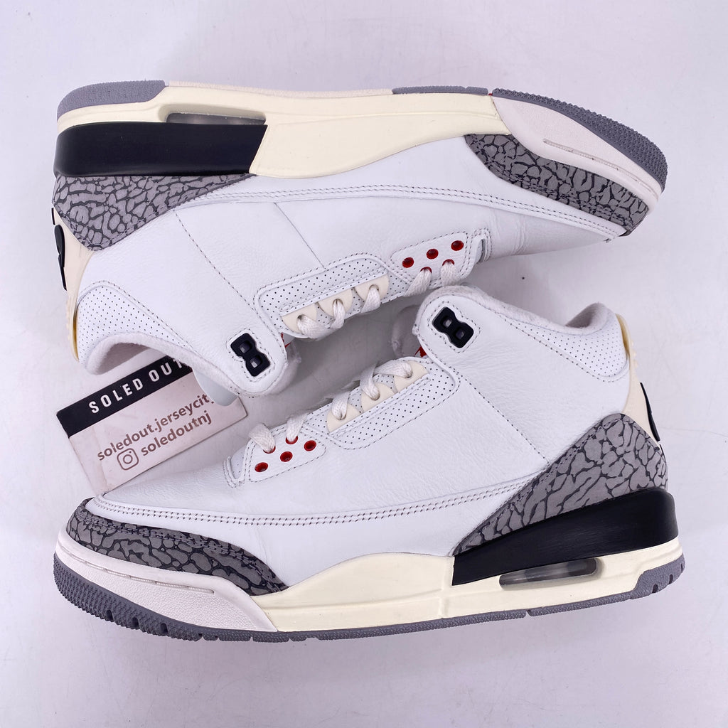 Air Jordan 3 Retro "White Cement Reimagined" 2023 Used Size 9