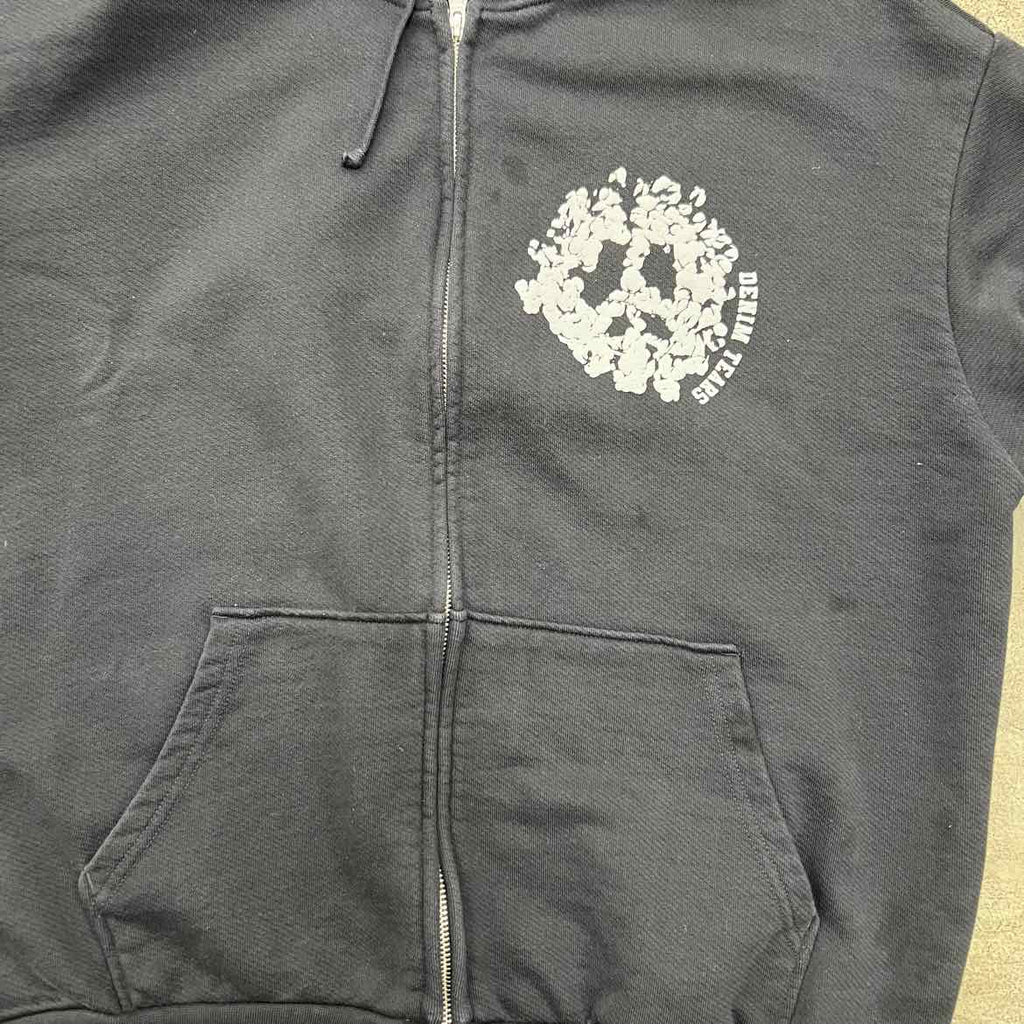 Denim Tears Zip Up "UNIVERSITY" Black Used Size M