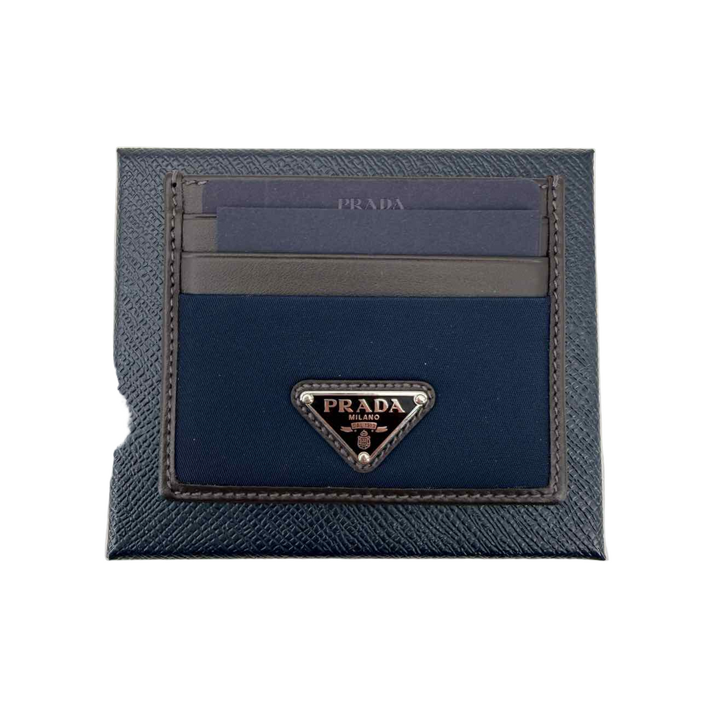 Prada Card Holder "SAFFIANO" Used Brown Size OS