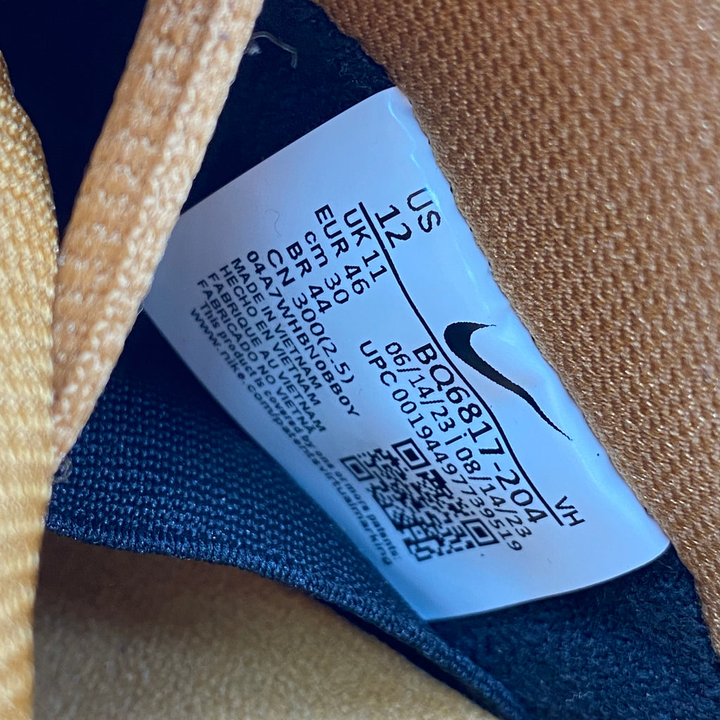 Nike SB Dunk Low "Wheat" 2021 Used Size 12