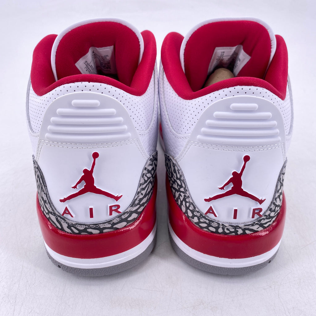 Air Jordan 3 Retro "Cardinal Red" 2022 New Size 10