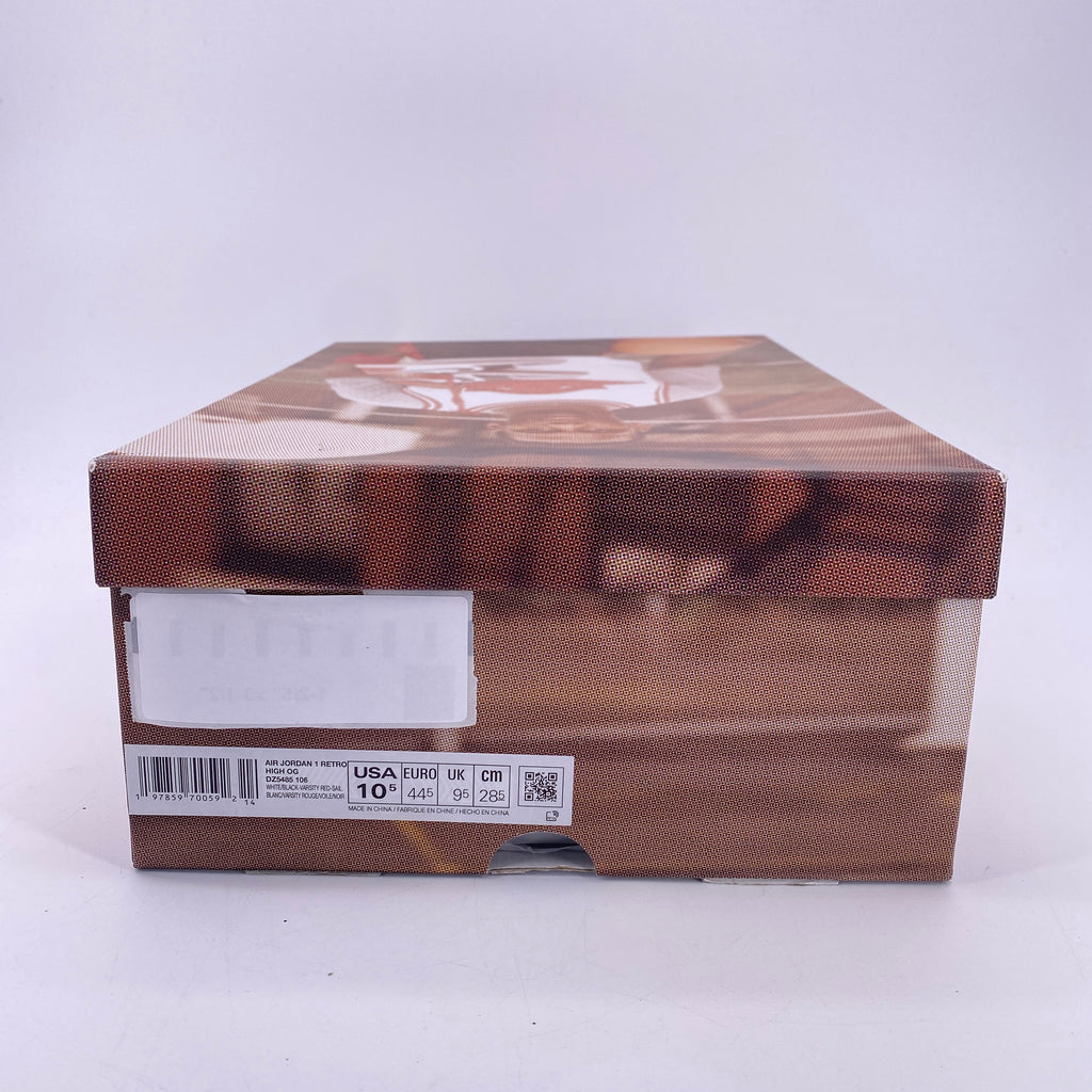 Air Jordan 1 Retro High OG "Black Toe Reimagined" 2025 New Size 10.5