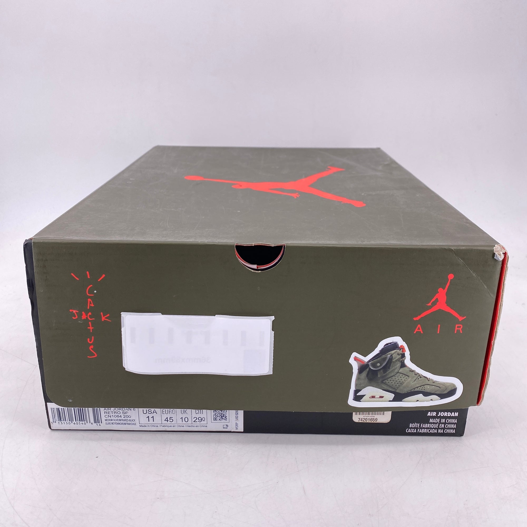 Air Jordan 6 Retro &quot;Travis Scott&quot; 2019 Used Size 11