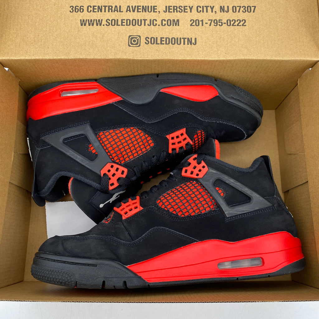Air Jordan 4 Retro "Red Thunder" 2022 Used Size 8.5