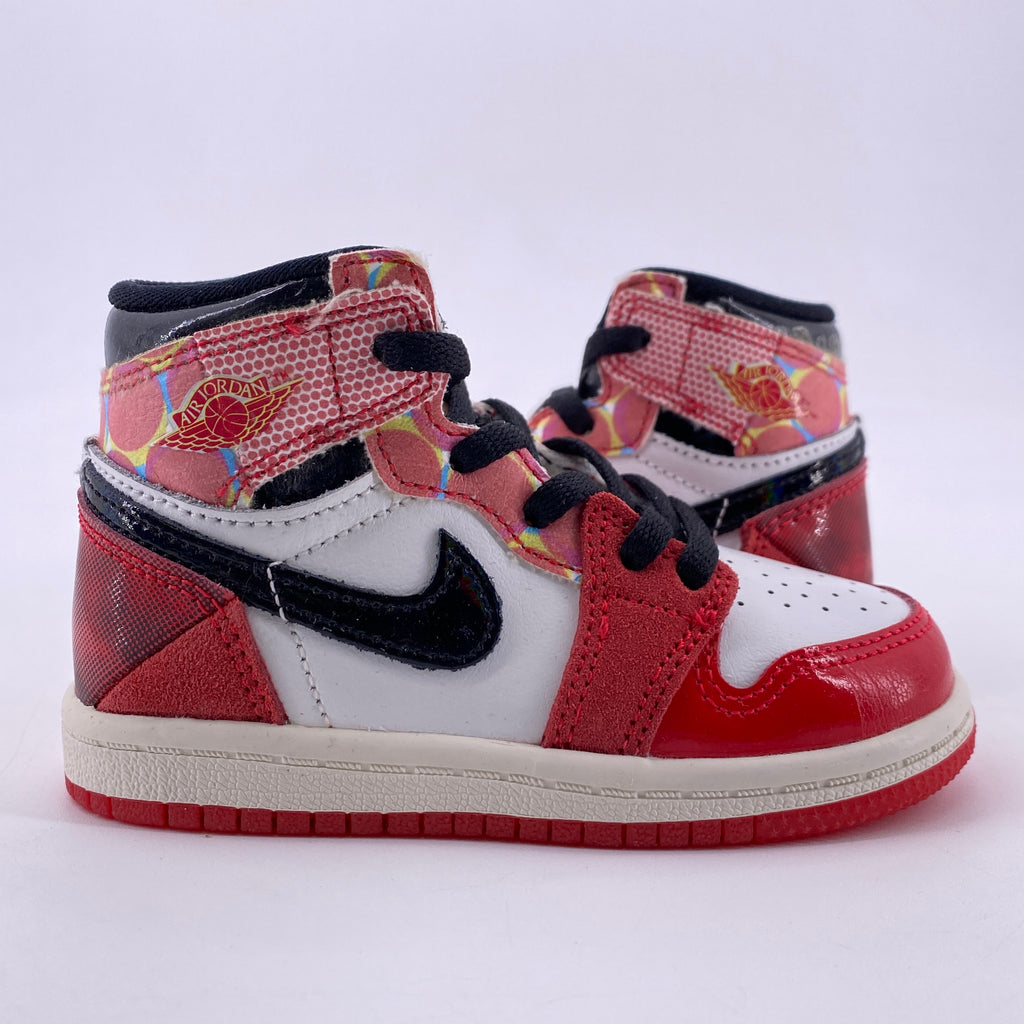Air Jordan (TD) 1 Retro High OG "Spider-Verse" 2023 New Size 7C