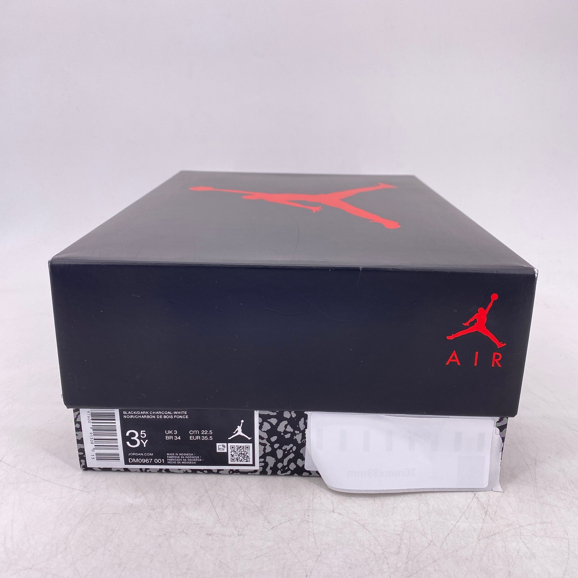 Air Jordan (GS) 3 Retro &quot;Black Cat&quot; 2025 New Size 3.5Y