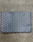 Goyard Pouch "SENAT" Used Grey Size OS