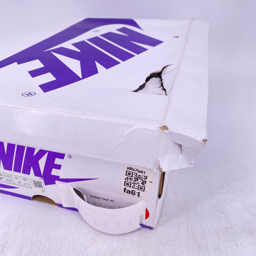 Air Jordan (W) 1 Retro High OG "Court Purple" 2021 New Size 10.5W
