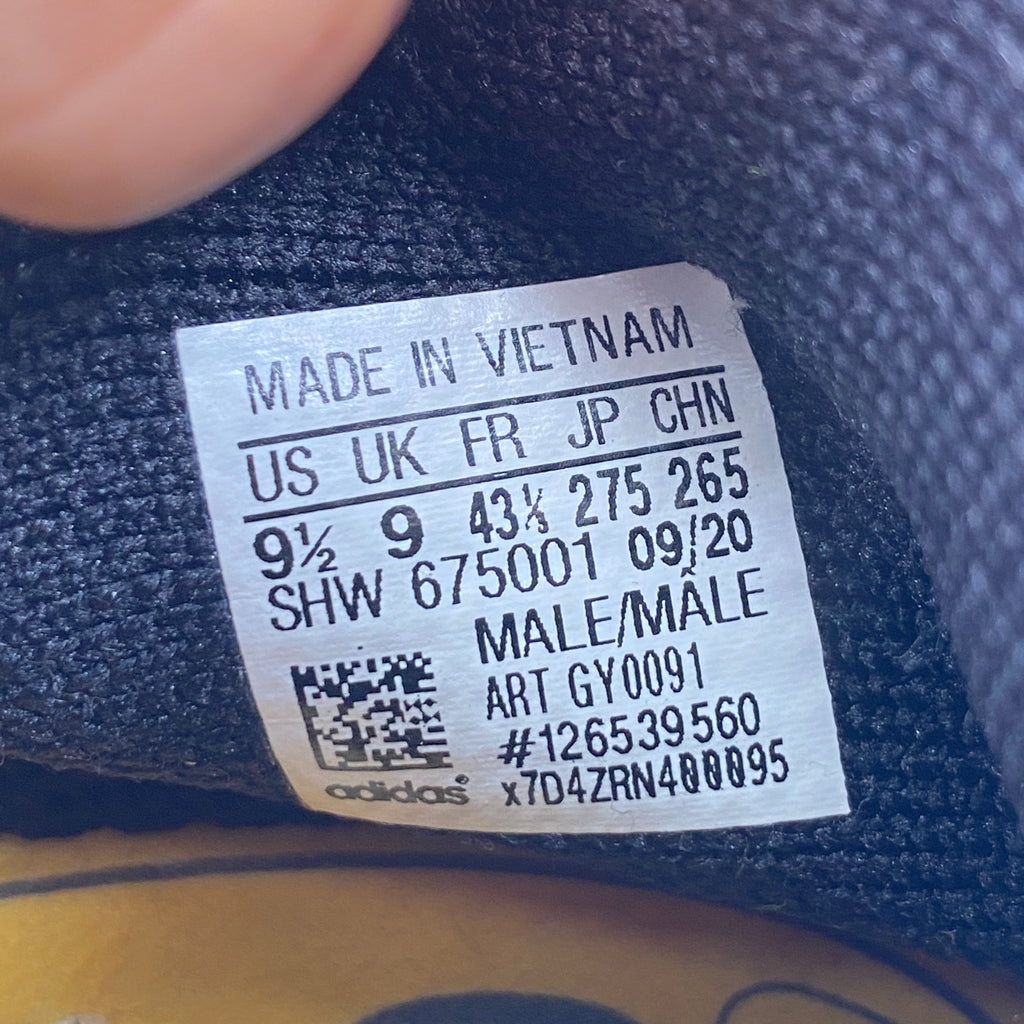 Adidas Hu NMD "Extra Eye Yellow" 2020 Used Size 9.5