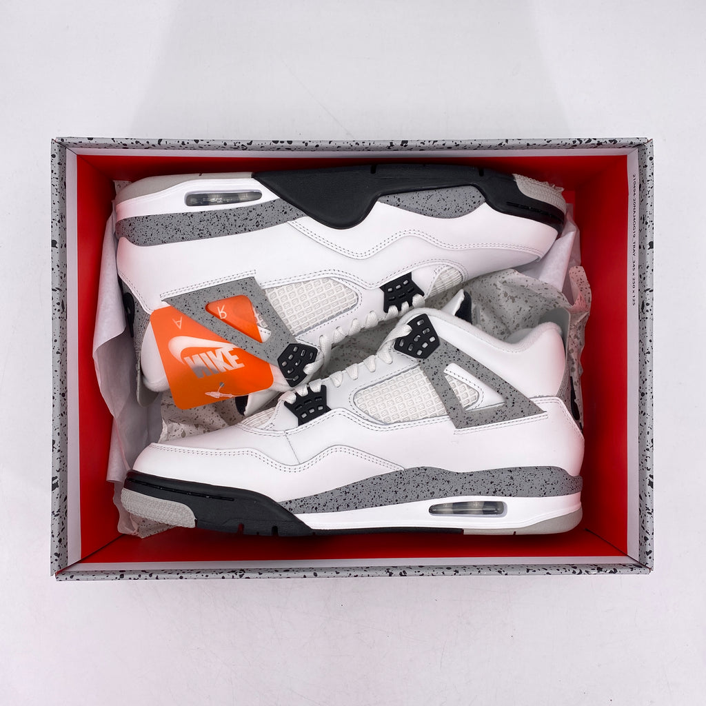 Air Jordan 4 Retro "White Cement" 2025 New Size 11