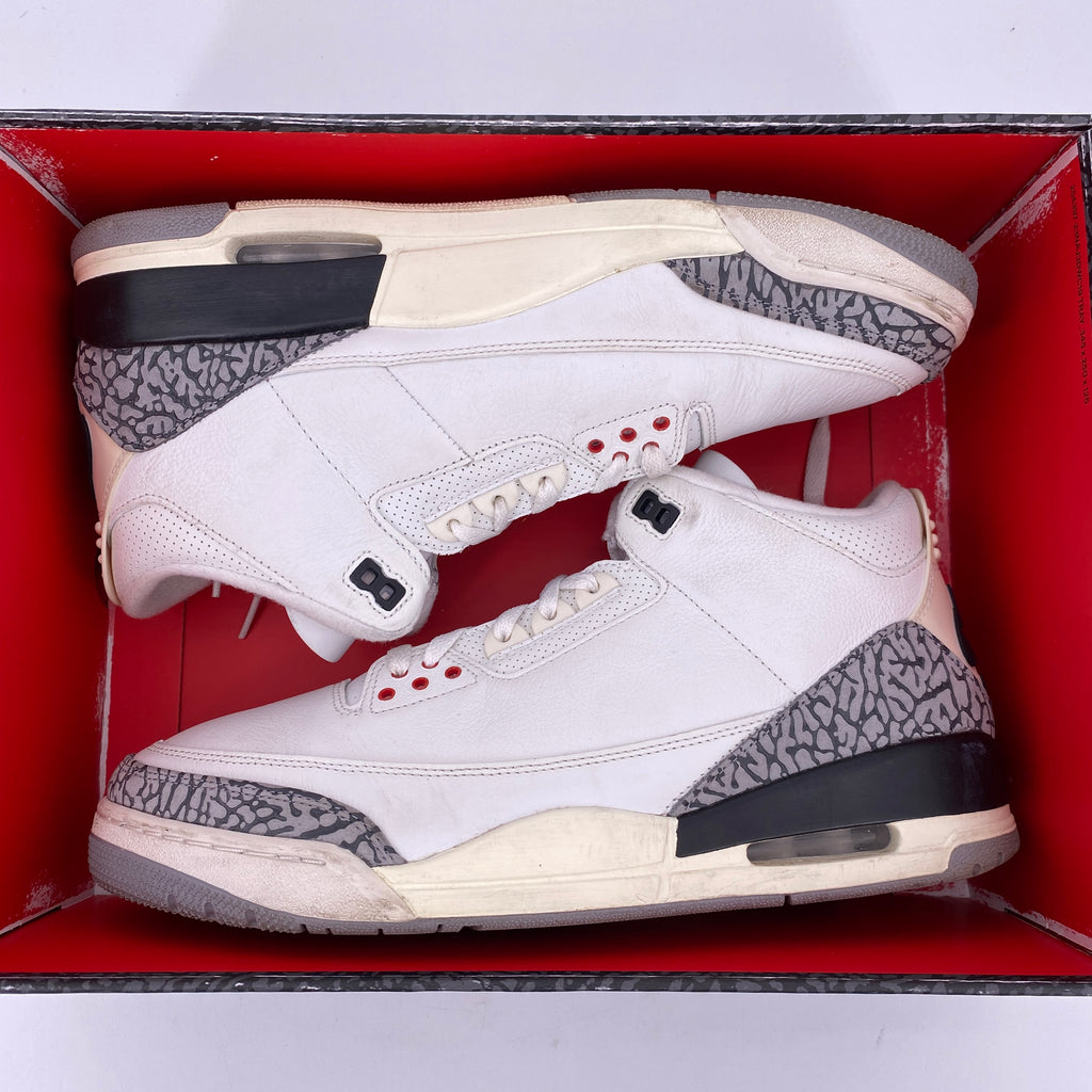 Air Jordan 3 Retro "White Cement Reimagined" 2023 Used Size 12