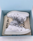 Lanvin Curb Sneaker Mule "White"  Used Size 44