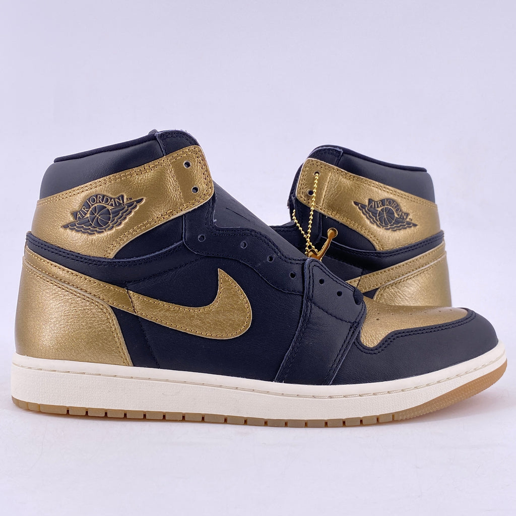 Air Jordan 1 Retro High OG "Black Metallic Gold" 2024 New Size 11.5