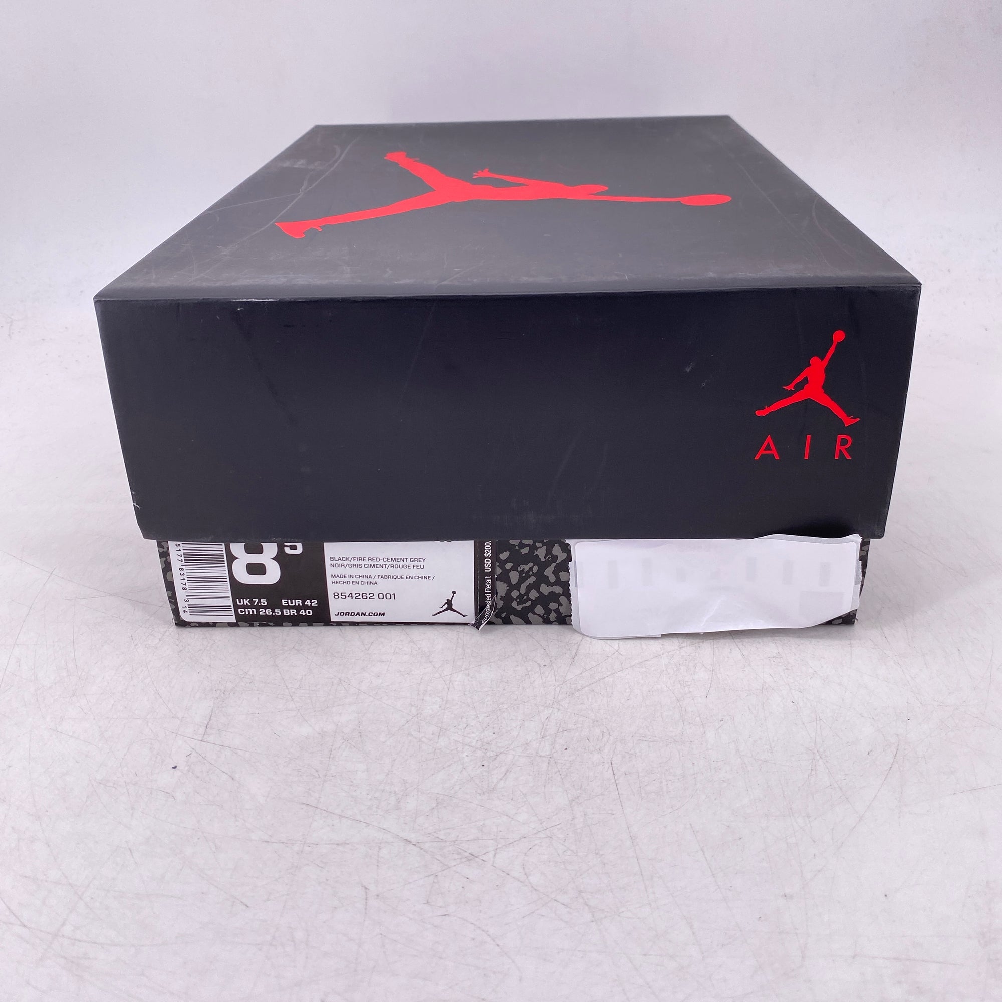 Air Jordan 3 Retro &quot;Black Cement&quot; 2018 New Size 8.5