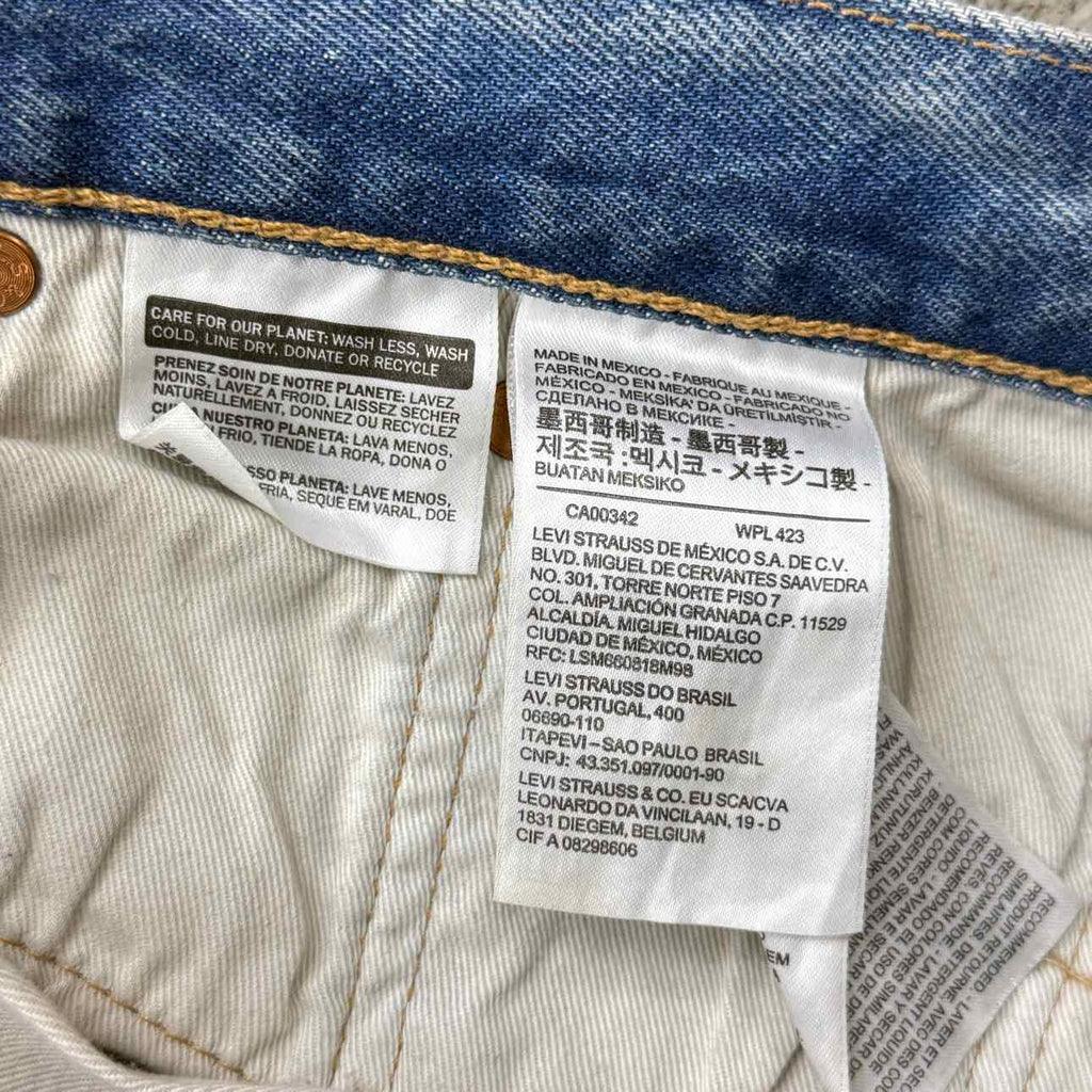 Denim Tears Jeans "COTTON WREATH" Blue Used Size 42