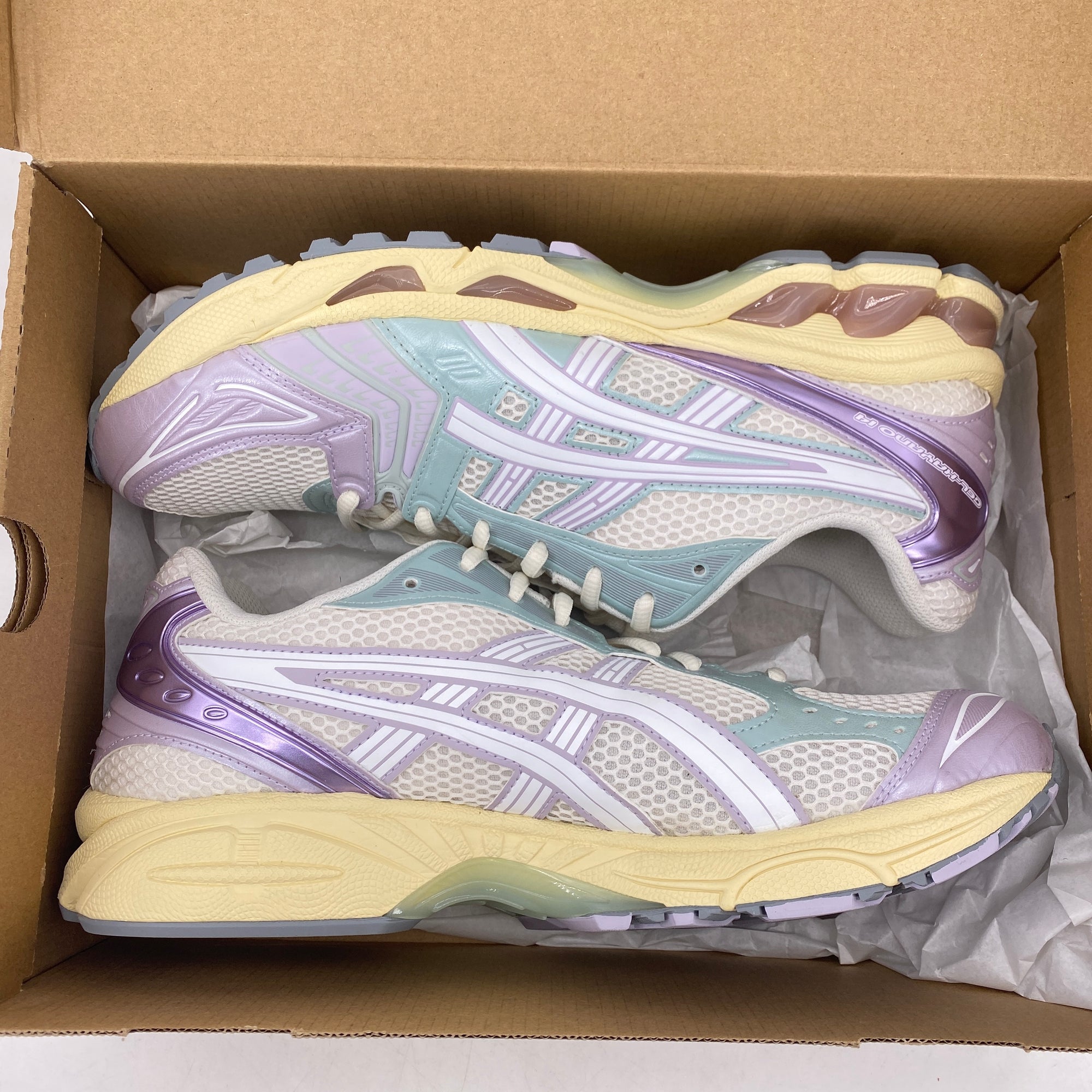 Asics Gel-Kayano 14 &quot;Cream Dusk Violet&quot; 2024 Used Size 11