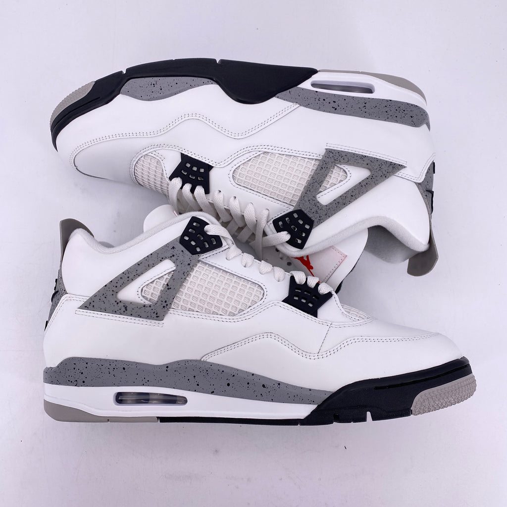 Air Jordan 4 Retro "White Cement" 2025 New Size 13