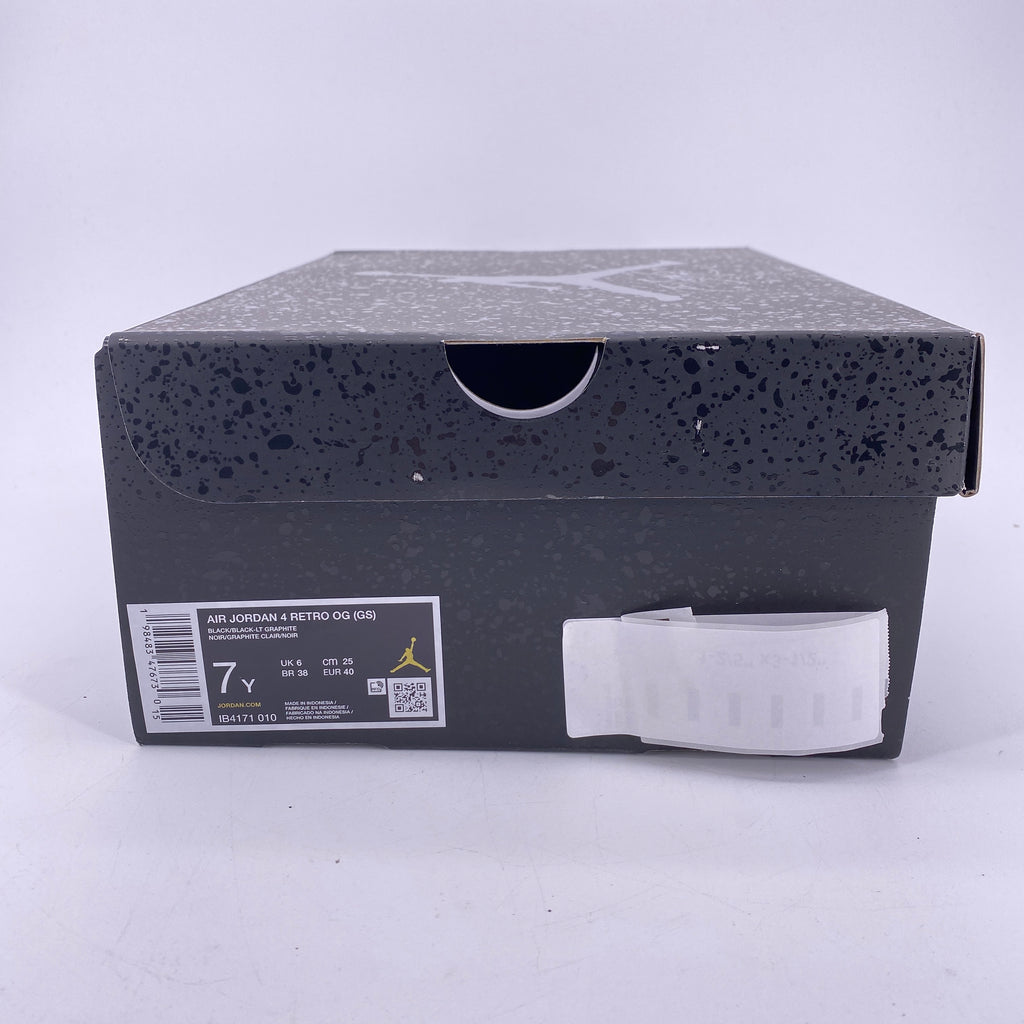Air Jordan (GS) 4 Retro "Black Cat" 2025 New Size 7Y