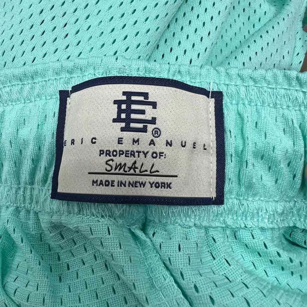 Eric Emanuel Mesh Shorts "TIFFANY" Blue New Size S