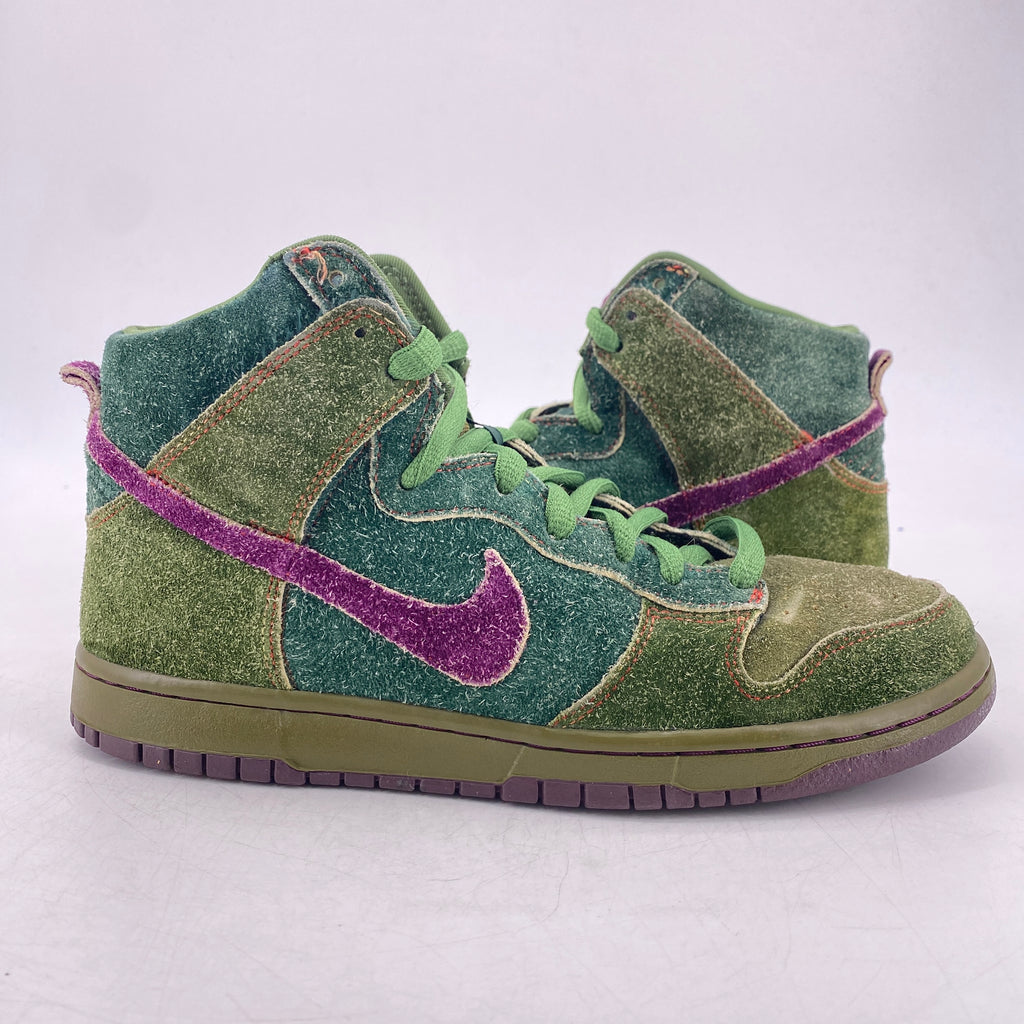 Nike SB Dunk High "Skunk 420" 2010 Used Size 8