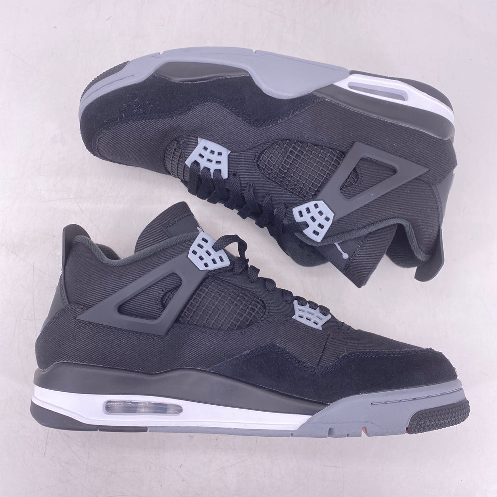 Air Jordan 4 Retro "Black Canvas" 2022 New Size 12