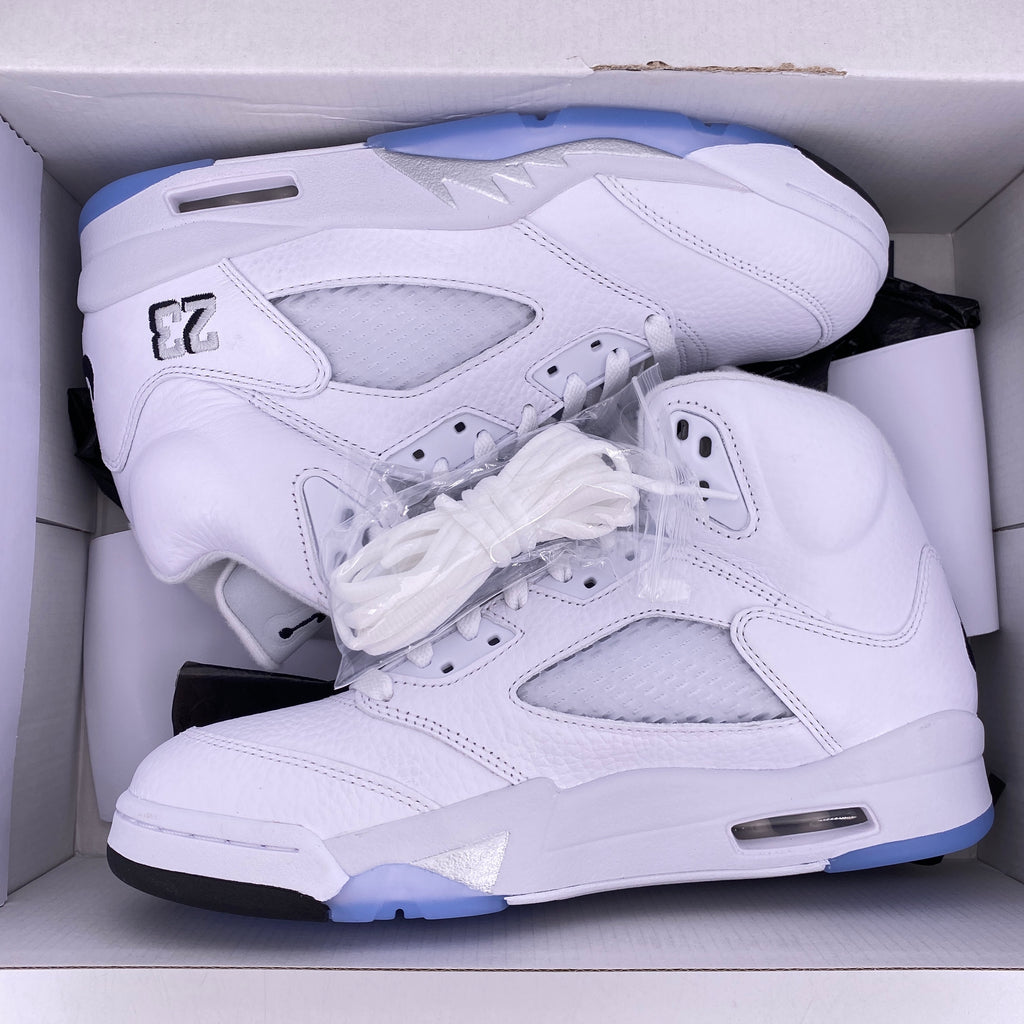 Air Jordan 5 Retro "White Metallic" 2026 New Size 8.5