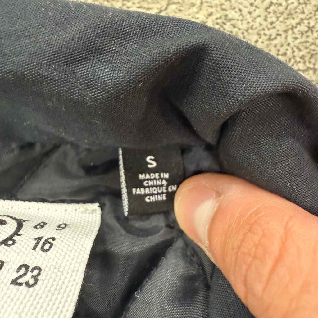 Supreme Button Up "MM6 PADDED" Black Used Size S