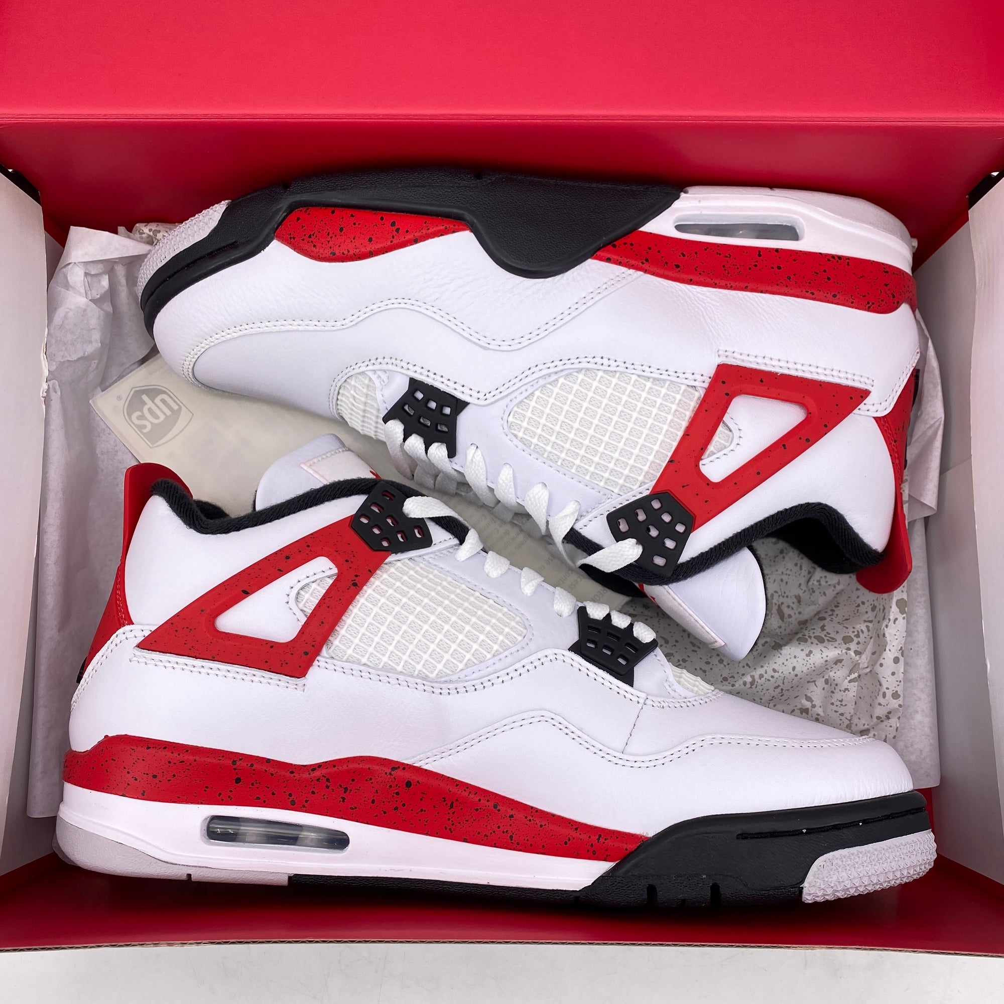 Air Jordan 4 Retro &quot;Red Cement&quot; 2023 New Size 9.5