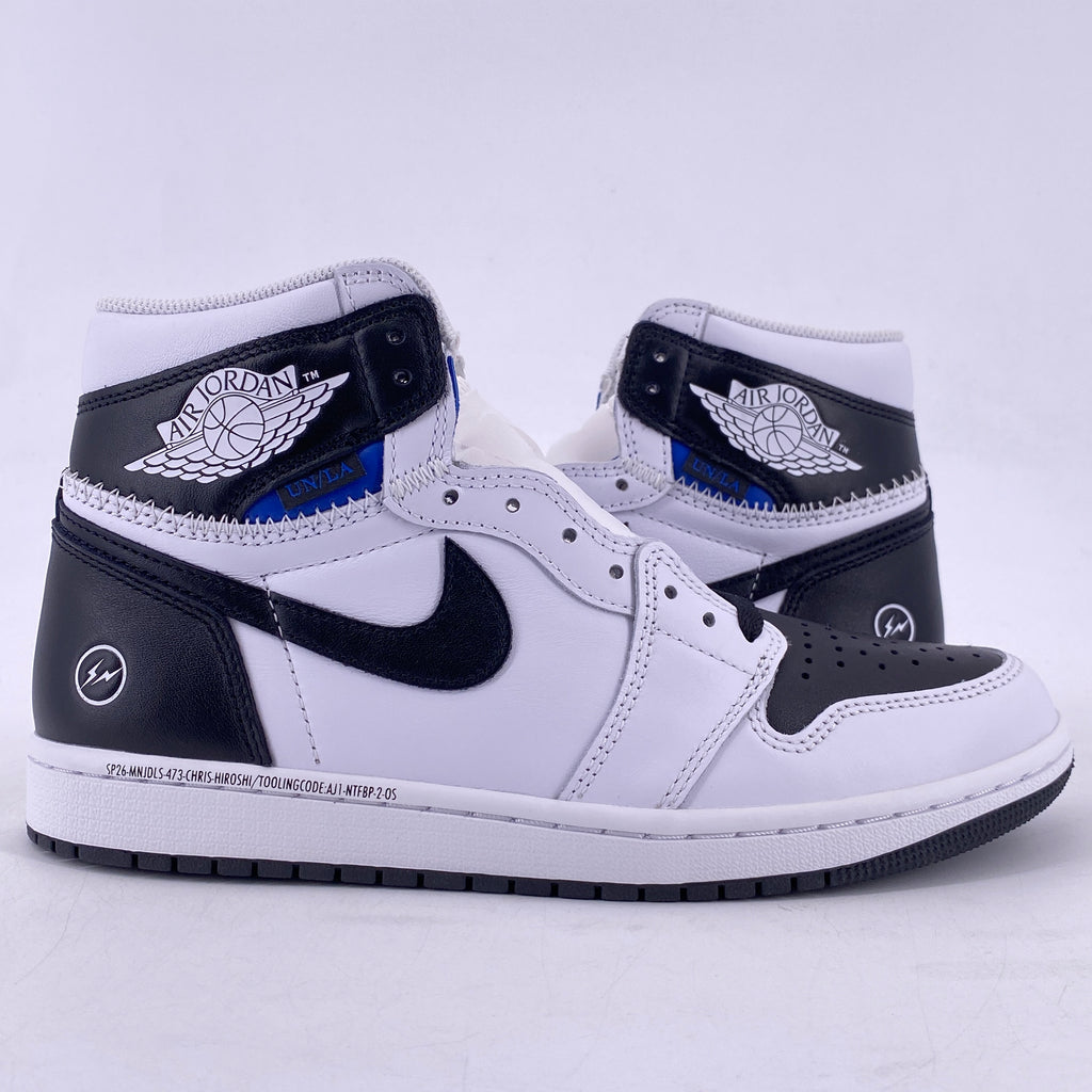 Air Jordan 1 Retro High OG "UNION FRAGMENT WHITE BLACK" 2026 New Size 8.5
