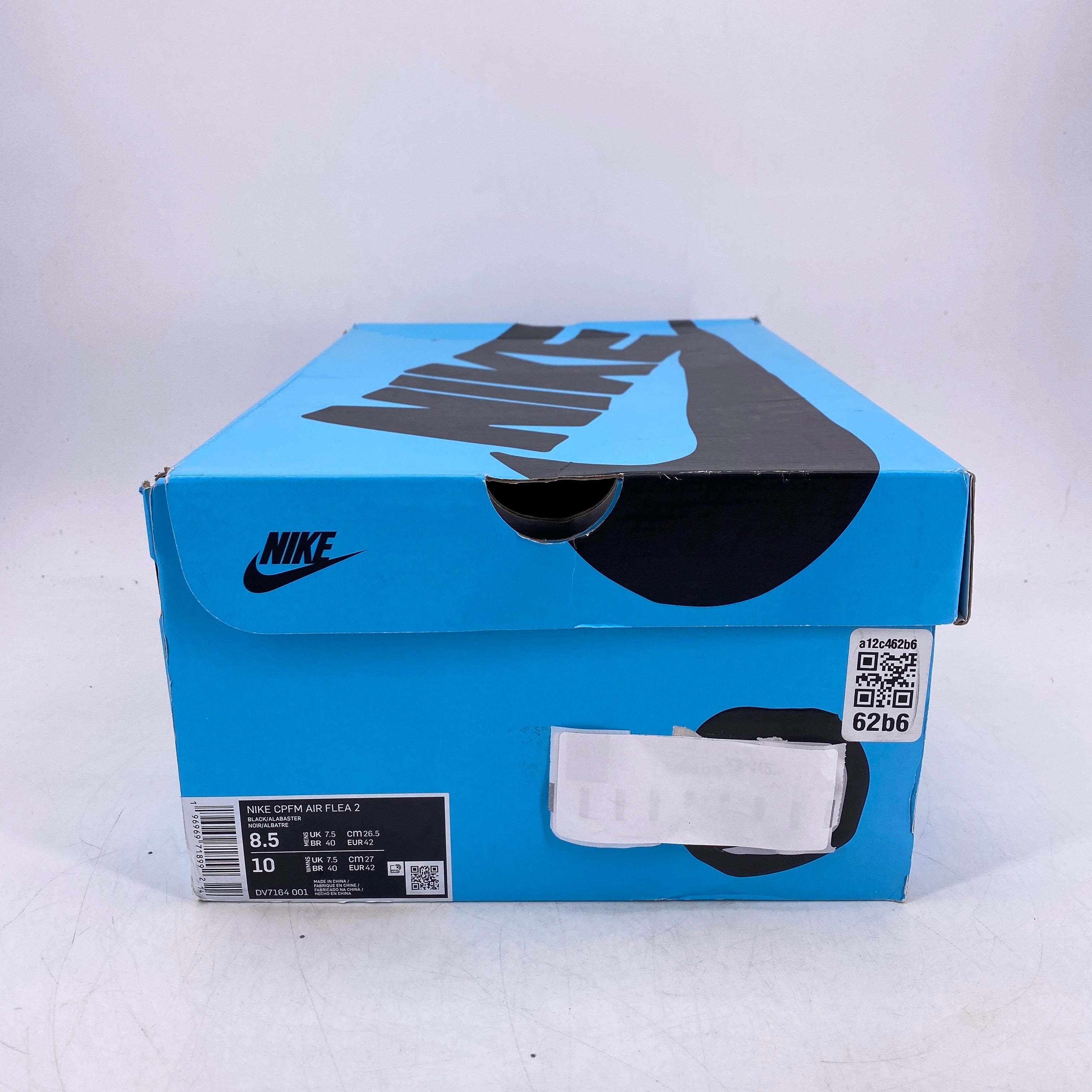 Nike CPFM Air Flea 2 &quot;Black Alabaster&quot; 2023 Used Size 8.5