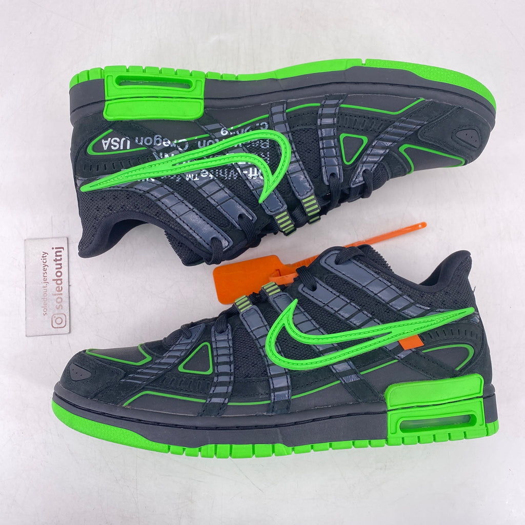 Nike Air Rubber Dunk / OW "Green Strike" 2020 New Size 9.5