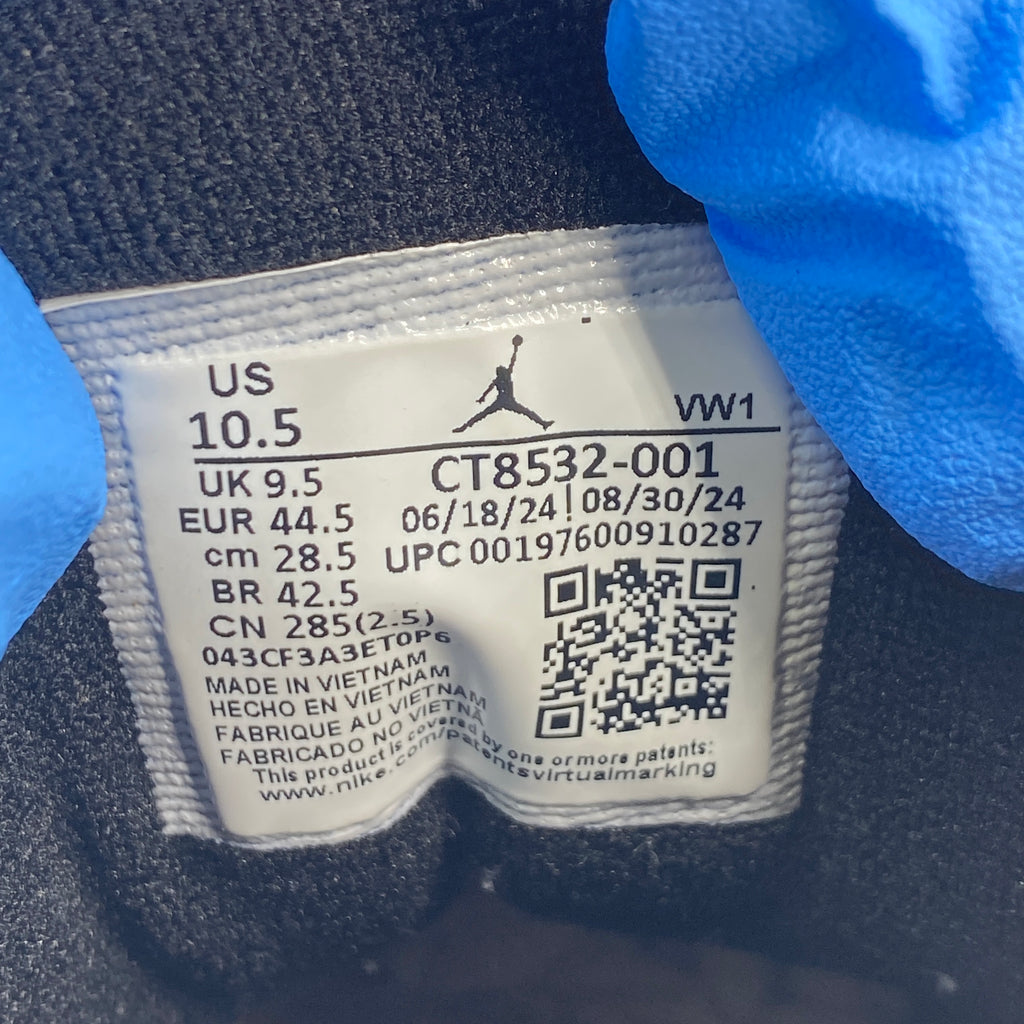 Air Jordan 3 Retro "Black Cat" 2025 Used Size 10.5