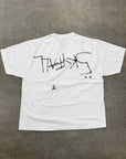 Travis Scott T-Shirt "SP5DER DAYS BEFORE RODEO ll" White New Size XL