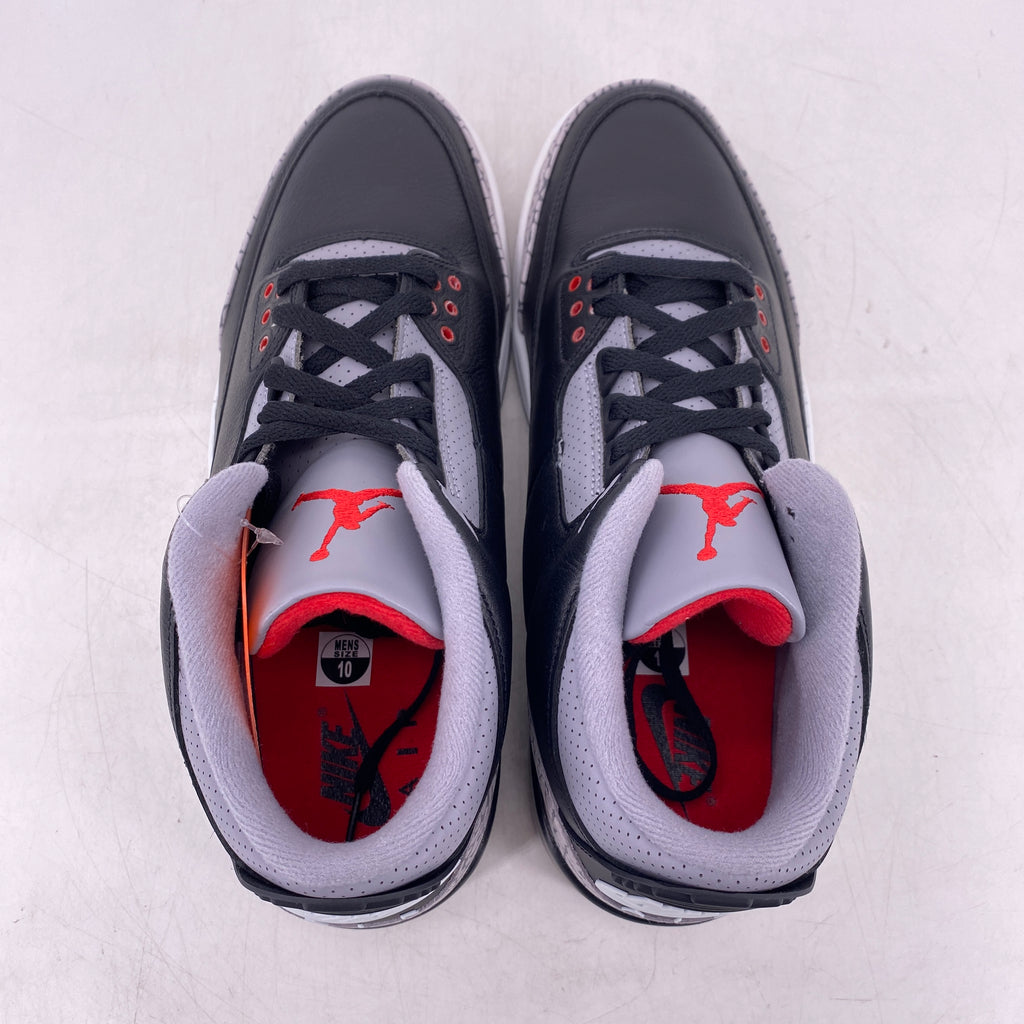 Air Jordan 3 Retro "Black Cement" 2024 New Size 10