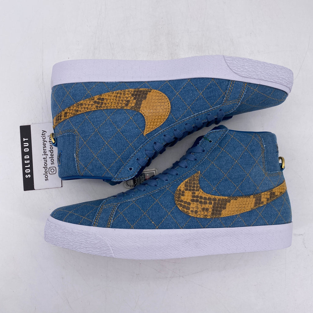 Nike SB Zoom Blazer Mid QS 2 "Supreme Denim" 2022 New Size 10