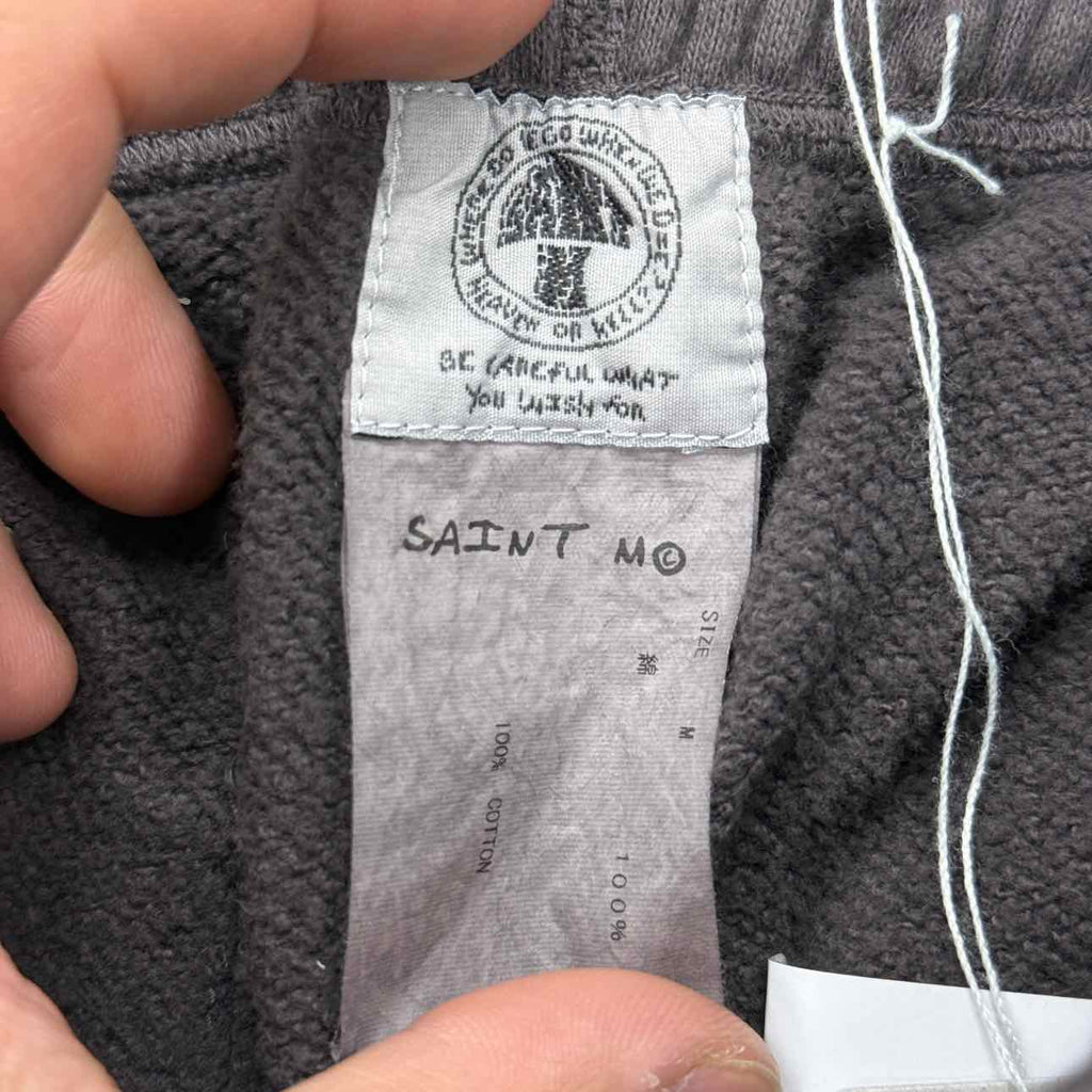 Saint Michael Sweatpants "VLONE SAINT" Grey New Size M
