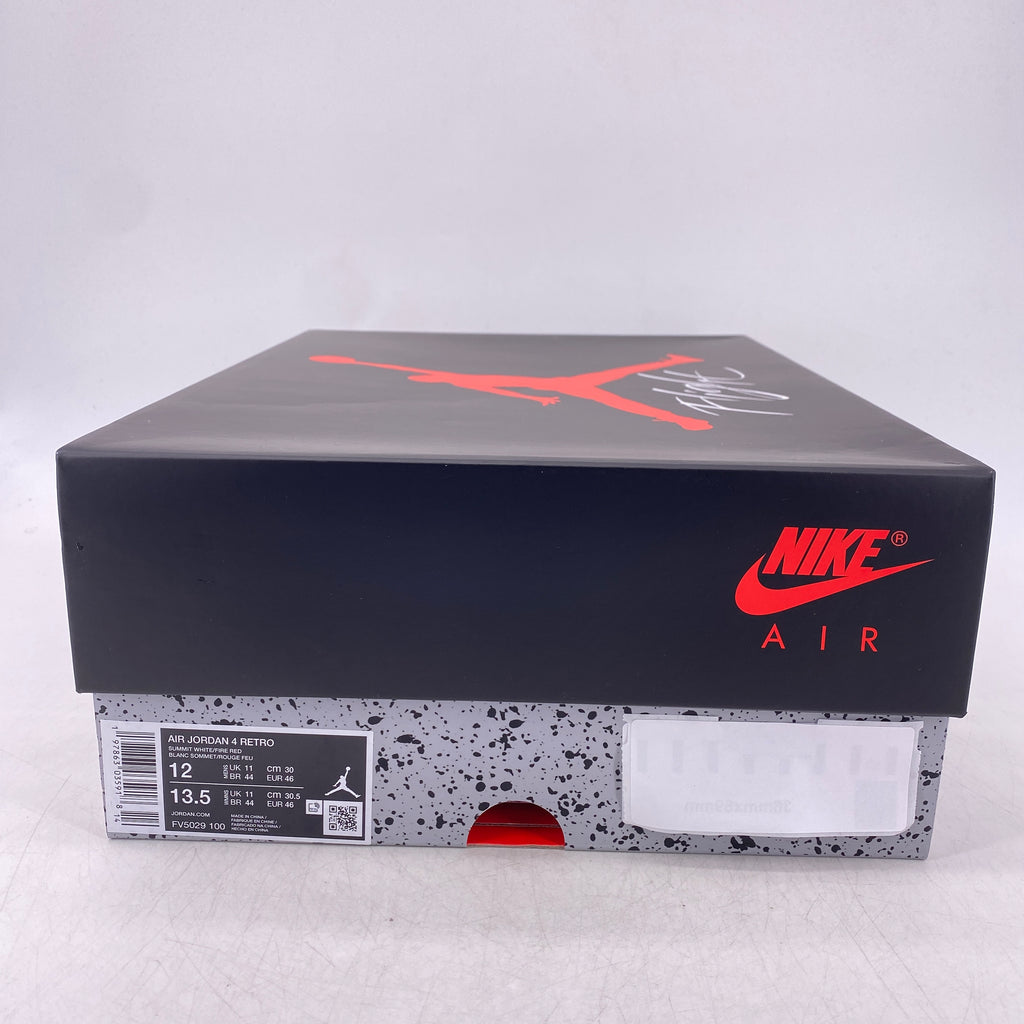 Air Jordan 4 Retro "White Cement" 2025 New Size 12