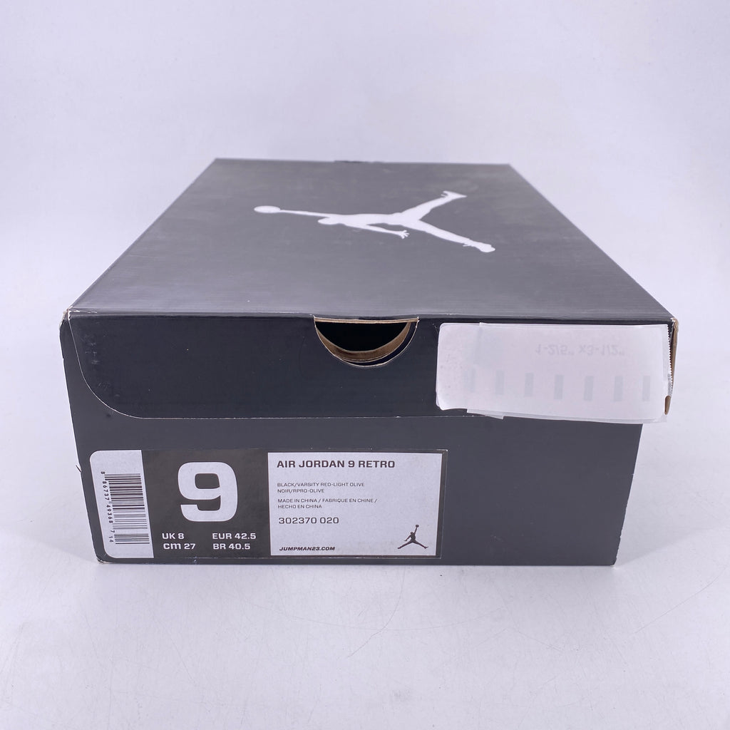 Air Jordan 9 Retro "Olive" 2012 Used Size 9