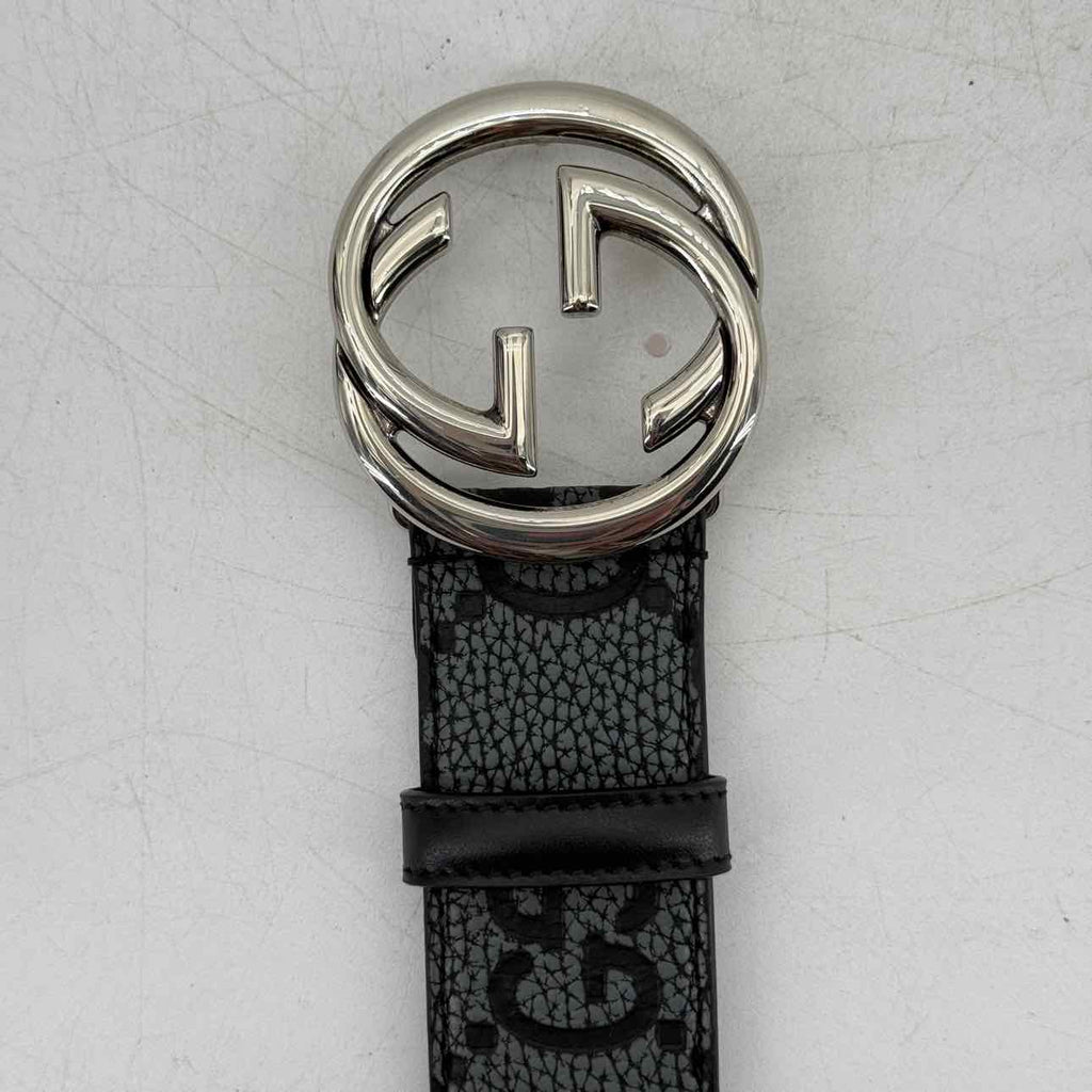 Gucci Belt "JUMBO GG" New Black Size 85