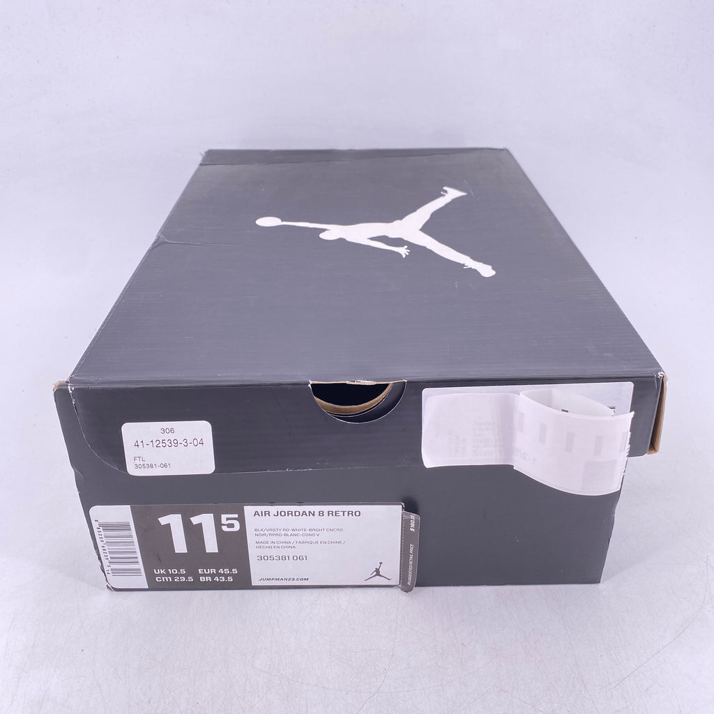 Air Jordan 8 Retro "Playoff" 2013 Used Size 11.5